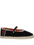 Missoni zigzag-print espadrilles - Black
