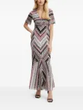 Missoni zigzag-knit fishtail dress - Black