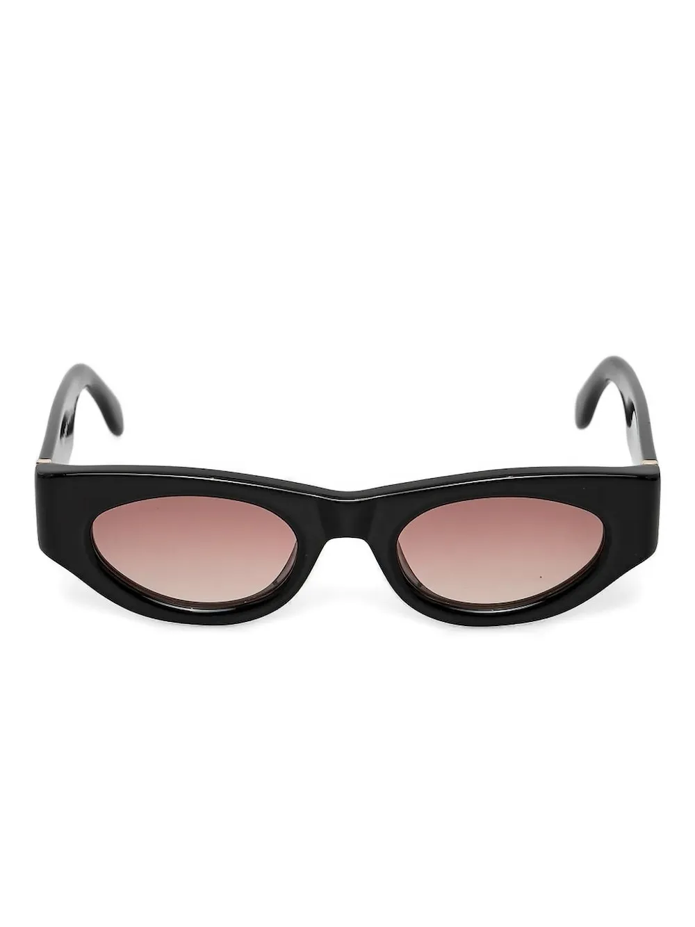 Palm Angels Eyewear Zonnebril met ovalen montuur Zwart