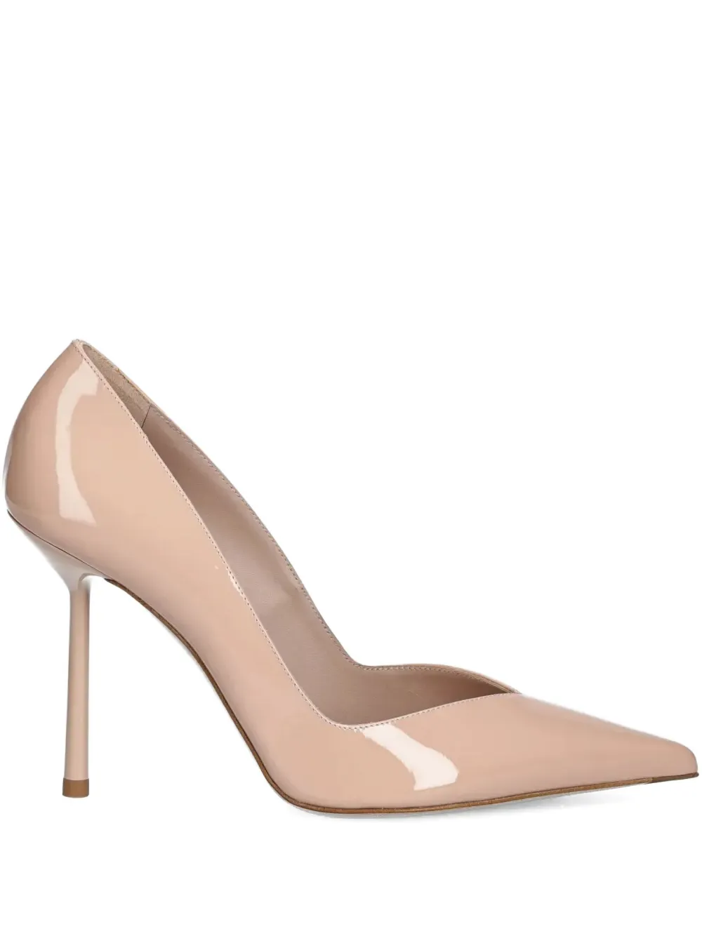 Le Silla 100mm leather pumps Neutrals