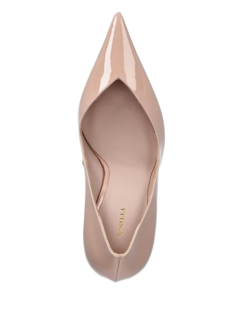 Le Silla 100mm leather pumps Neutrals