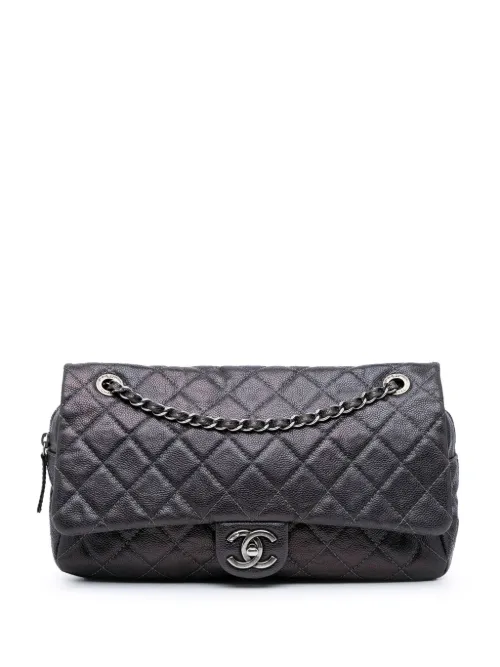 Sac porté épaule Jumbo Easy Flap (2013-2014) - CHANEL Pre-Owned - Modalova