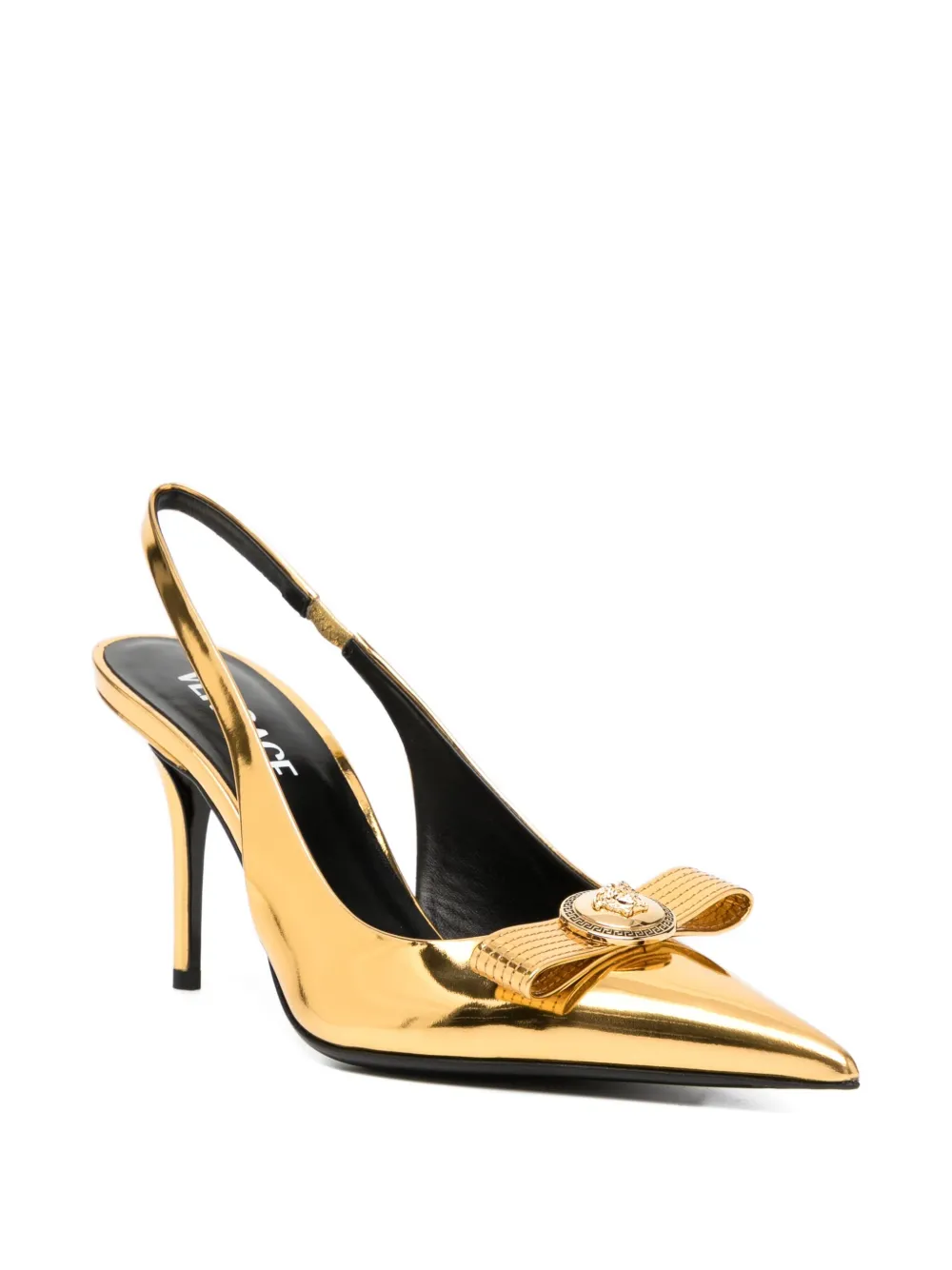 Versace 90mm Gianni ribbon pumps | Heeled Pumps | Image 2