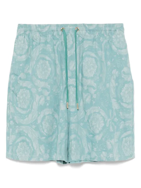 Versace Barocco chambray-shorts