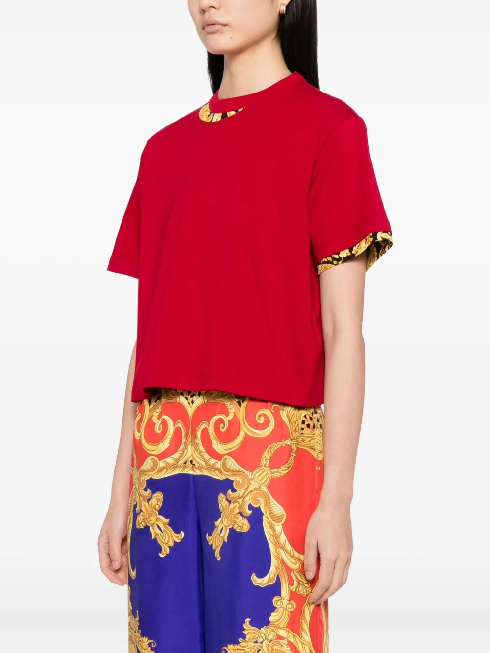 Versace Short-sleeved T-shirt In Red