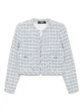 Versace tweed blazer - Blue
