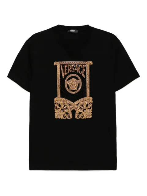 Versace crystal-embellishment T-shirt
