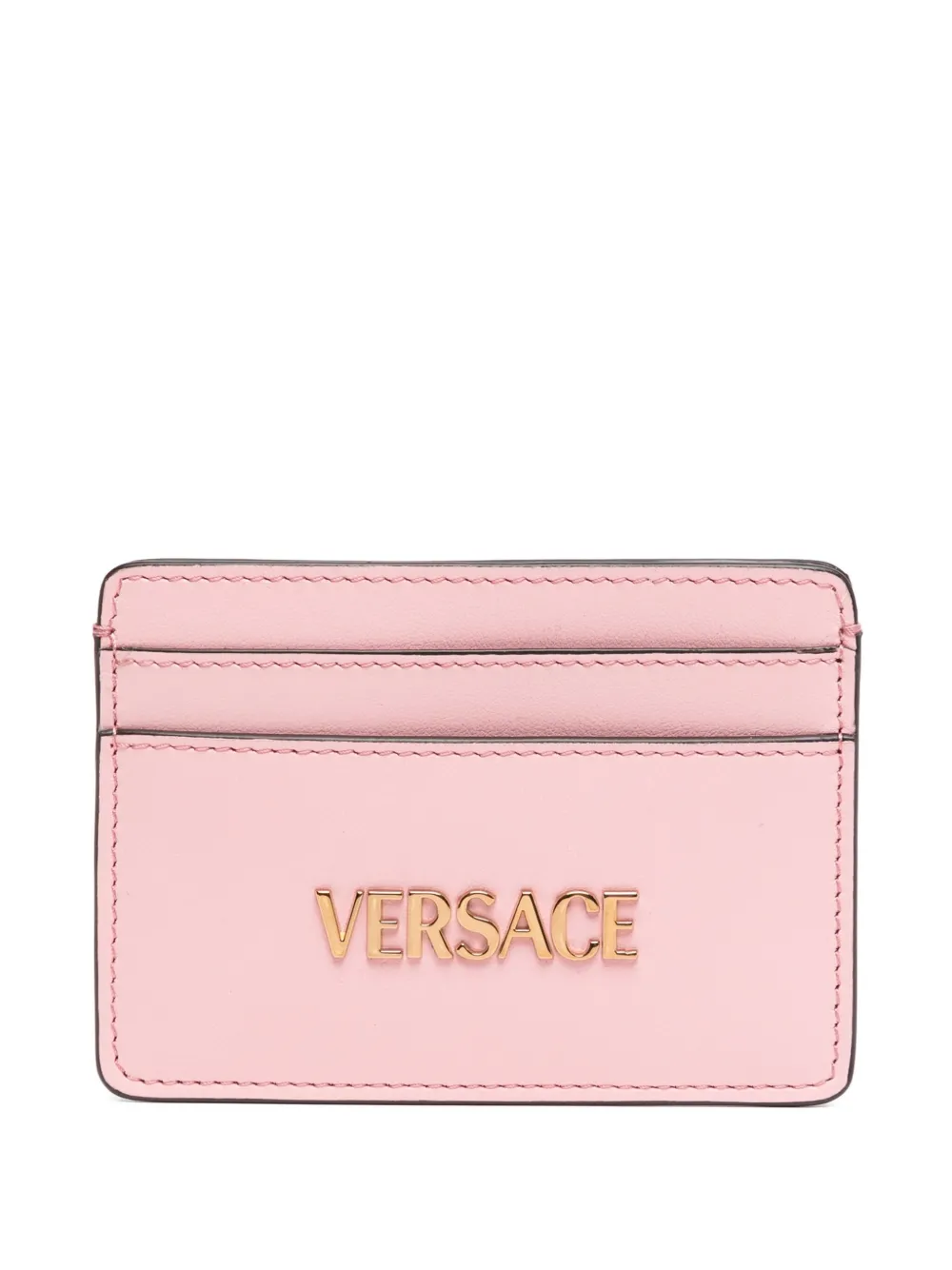 Versace Pasjeshouder met logo-label Roze