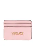Versace logo-tag card holder - Pink