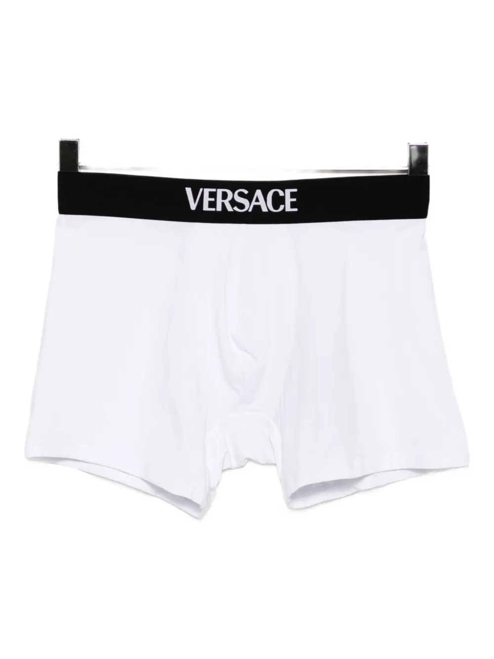 Versace logo-waistband briefs - Bianco