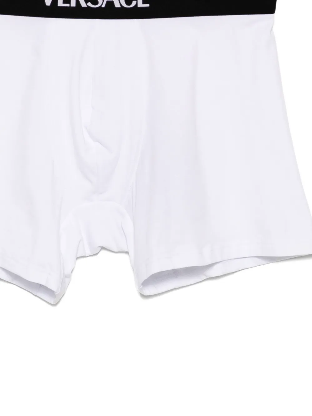 Versace Slip met logoband Wit