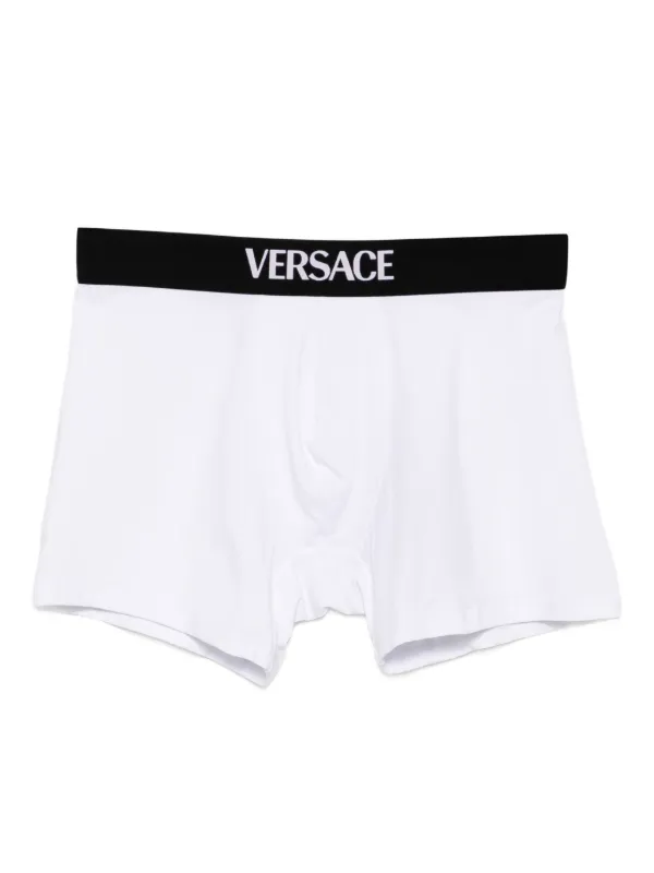 Versace ロゴウエスト ブリーフ | ホワイト | FARFETCH JP