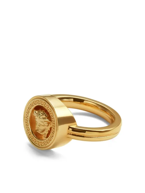 Versace デコラティブ リング | ゴールドトーン | FARFETCH JP