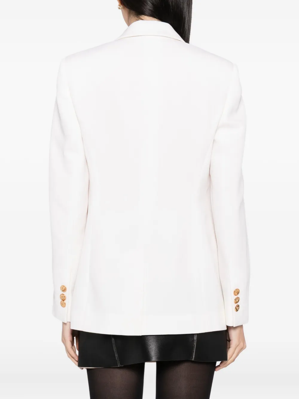 Versace Single-breasted Blazer In Neutral