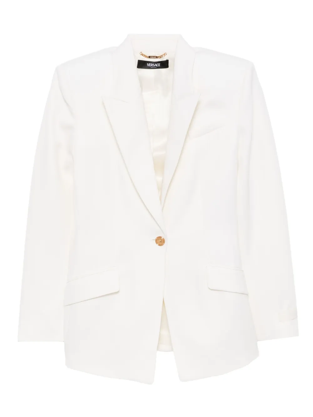 Versace single-breasted blazer | Neutrals | Image 1