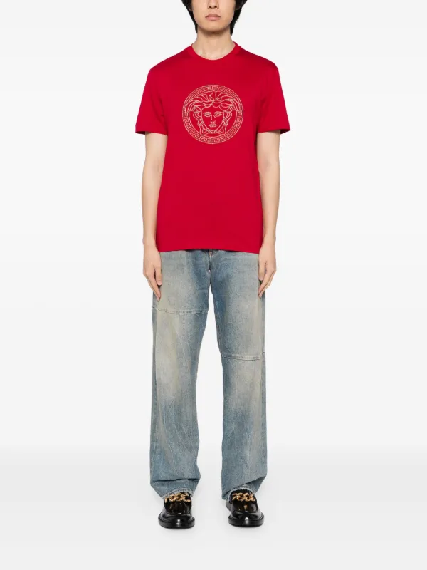 Versace メドゥーサ Tシャツ | レッド | FARFETCH JP