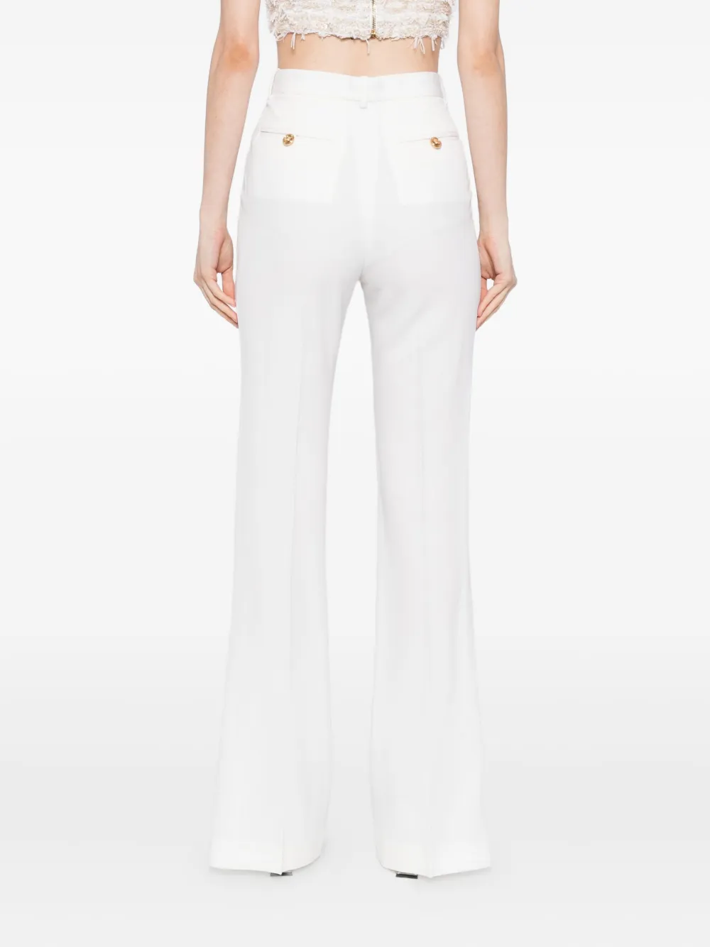 Versace wool trousers Beige