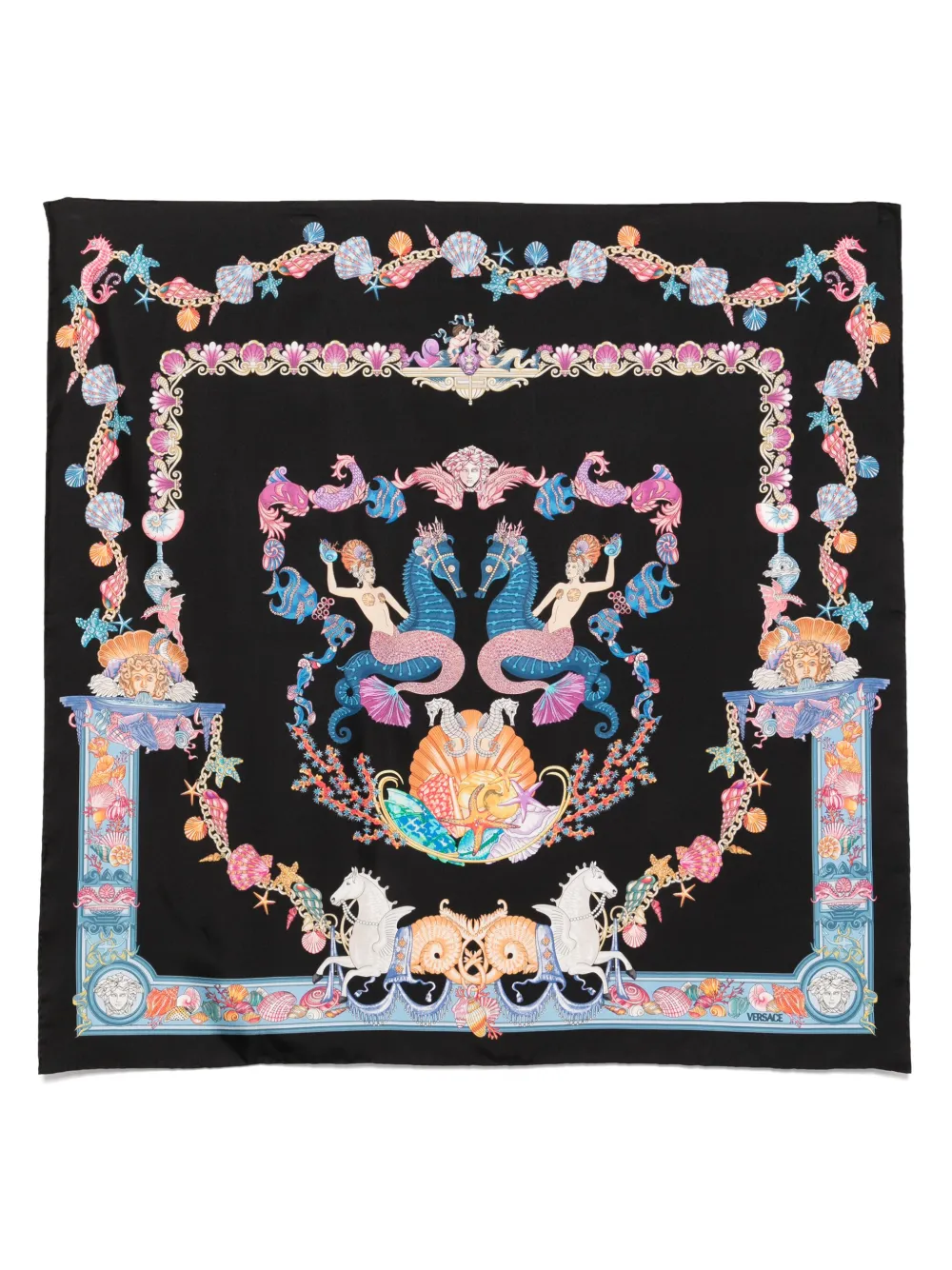 Versace Coral Theatre Scarf