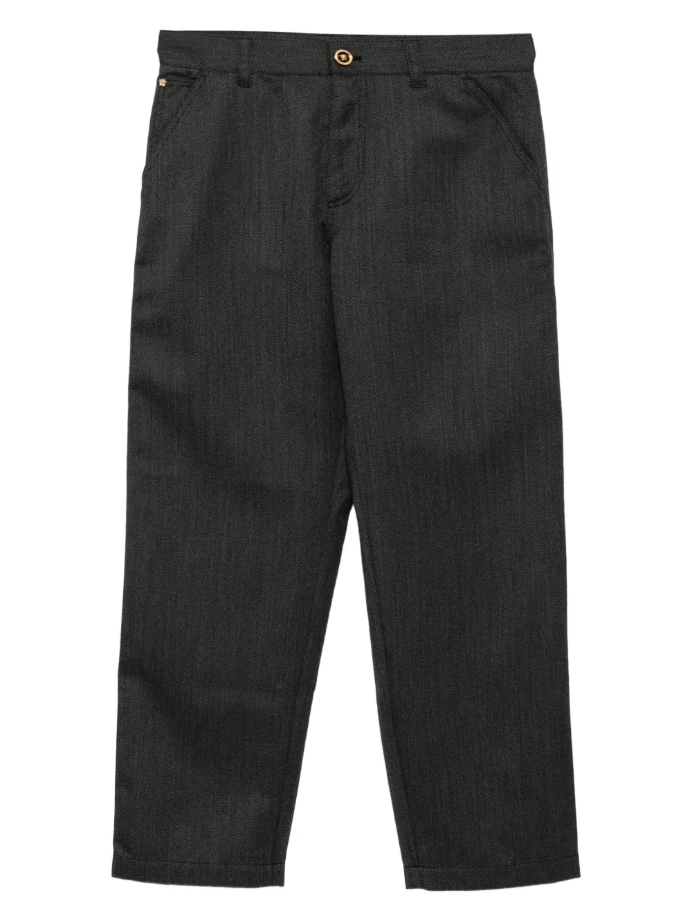 Versace Wollen broek Zwart