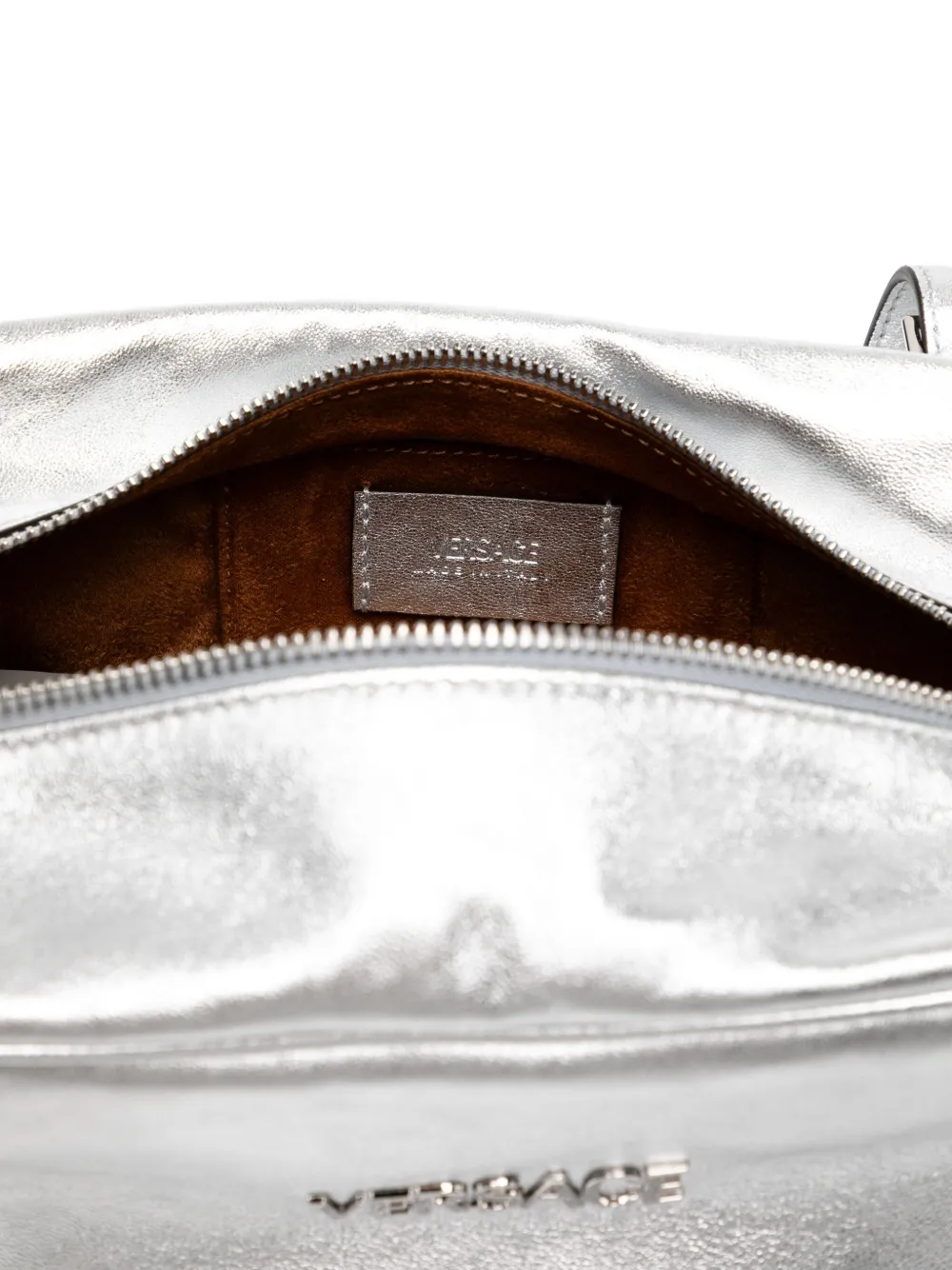 Versace Tag shoulder bag Zilver