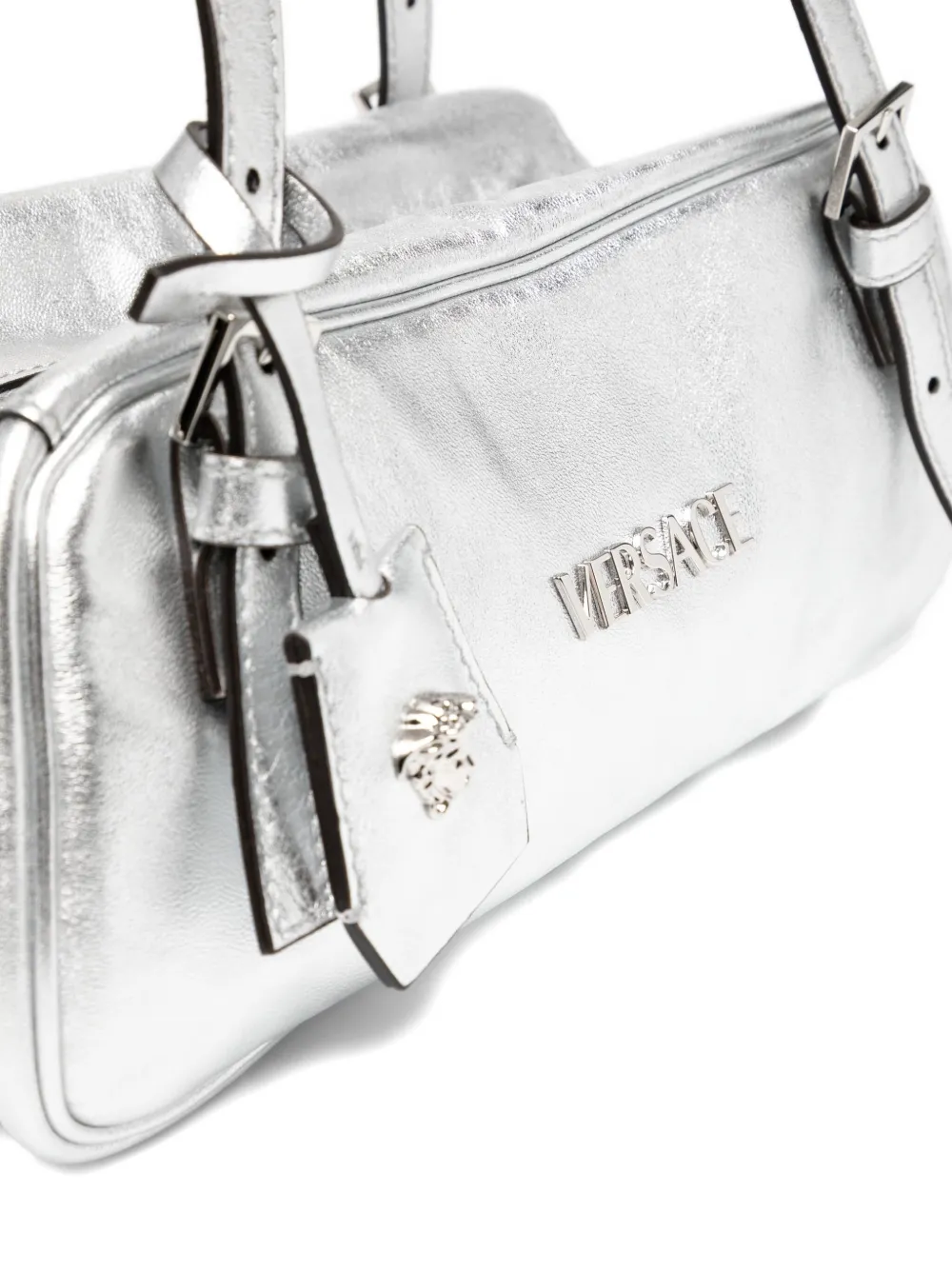 Versace Tag shoulder bag Zilver