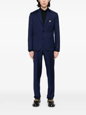 VERSACE ストライプ テーラードジャケット M zbz9791a0.jpg