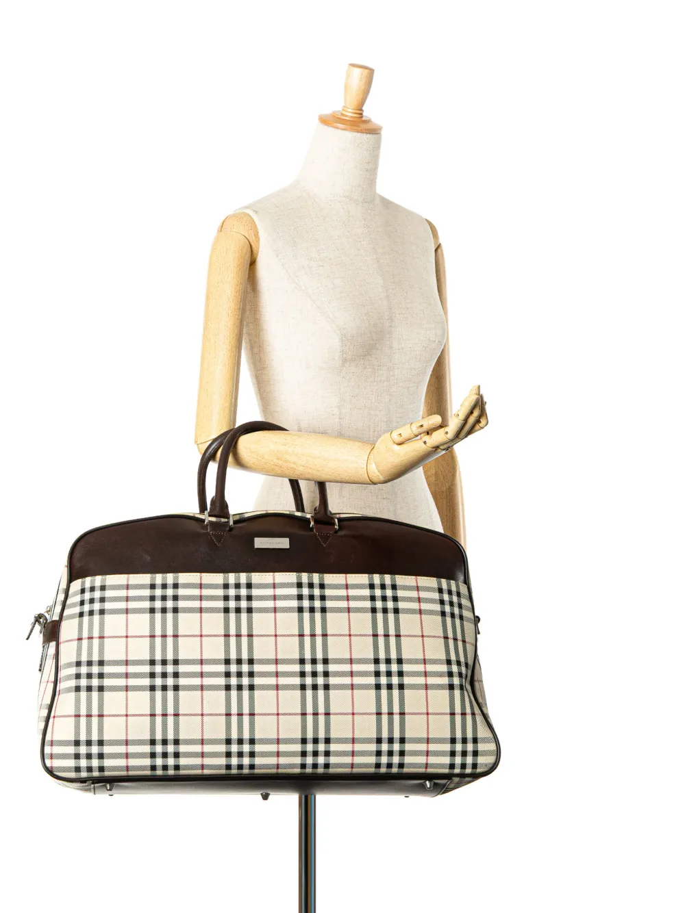 Burberry Pre-Owned 2000-2017 House Check Canvas travel bag | Pre-Owned | Image 2