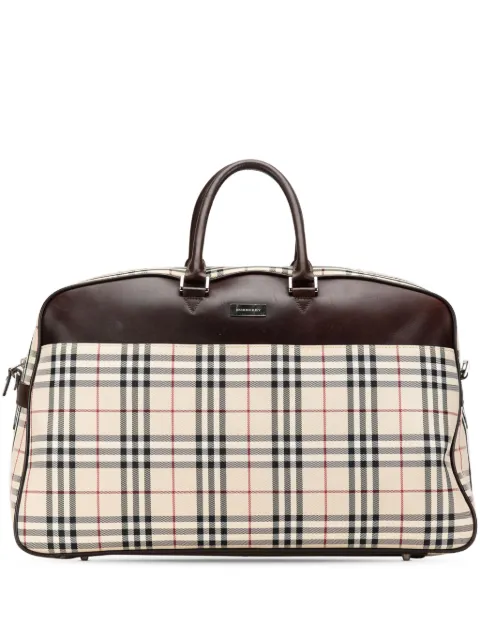 Burberry Pre-Owned 2000-2017 House Check Canvas travel bag