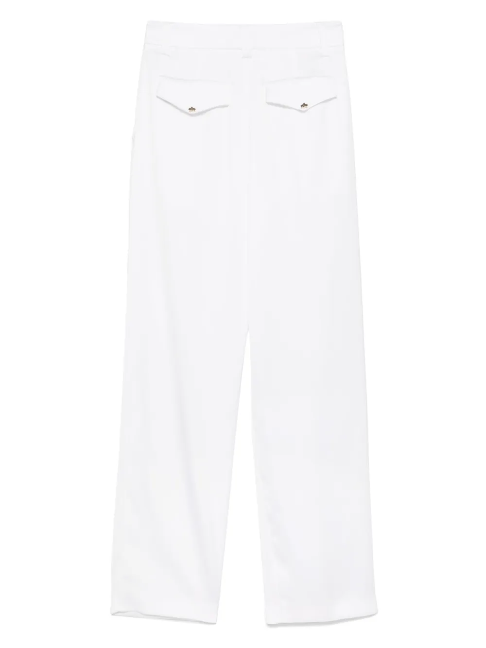 Genny pleated trousers - Wit
