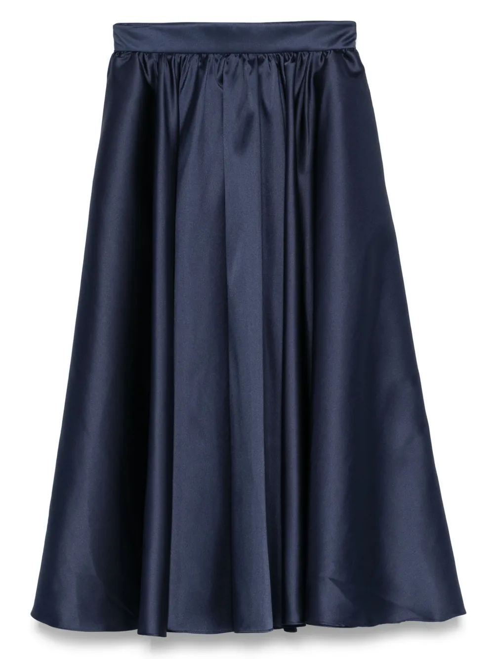 Blanca Vita Satijnen midi-rok Blauw