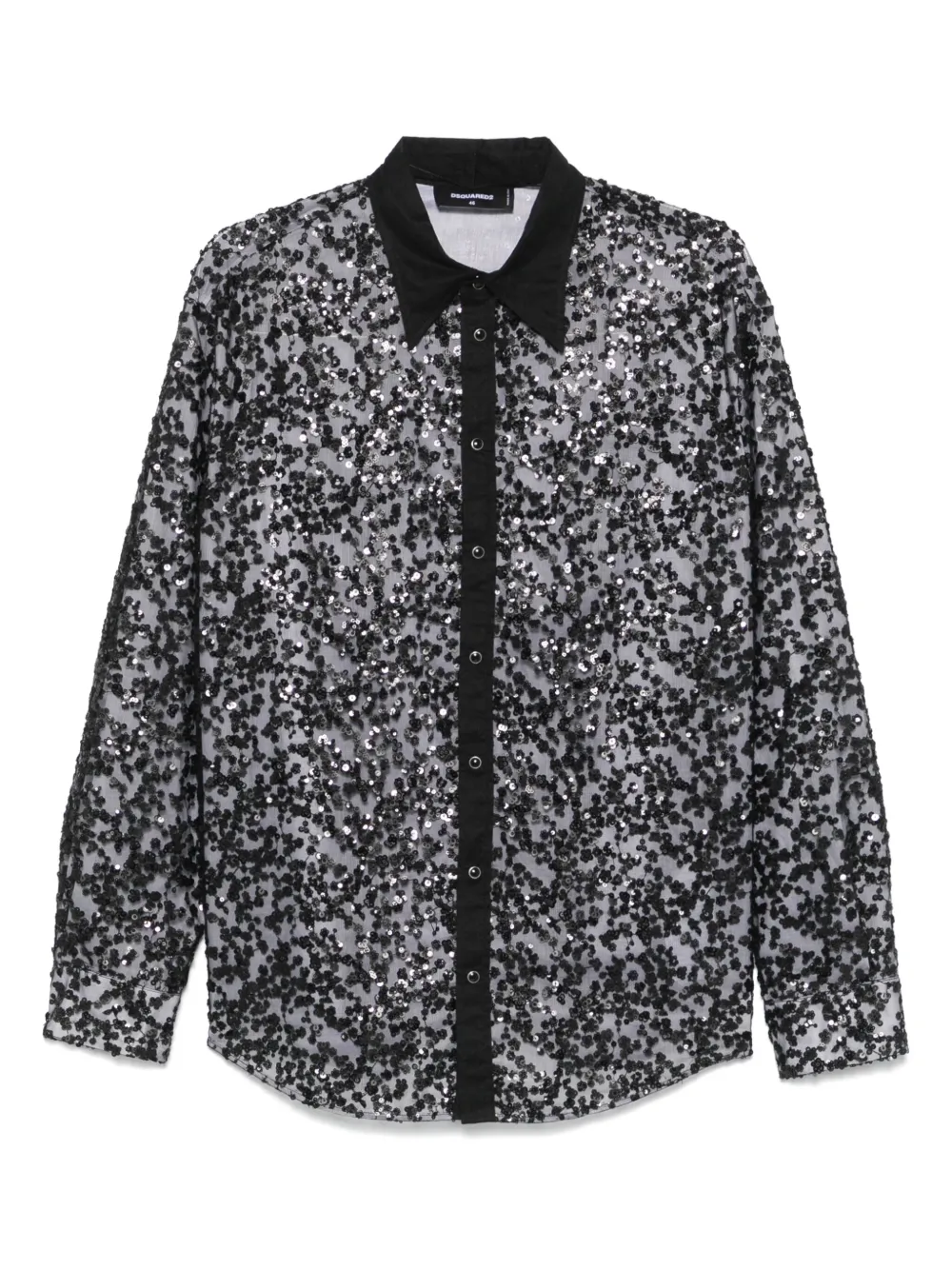 DSQUARED2 camisa con botones | negro | Image 1