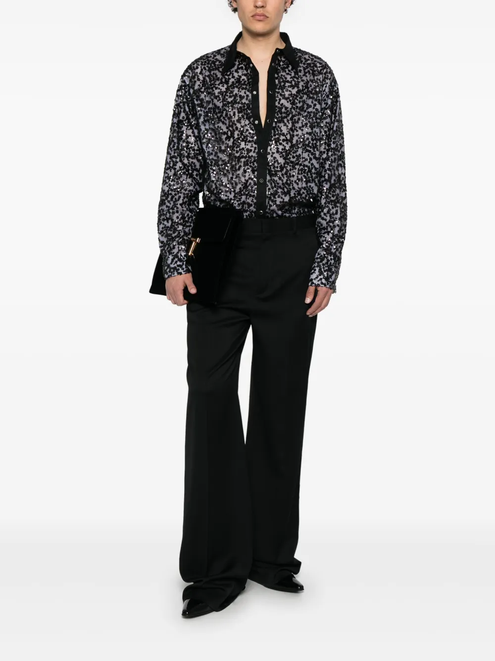 DSQUARED2 Overhemd van katoenblend - Zwart