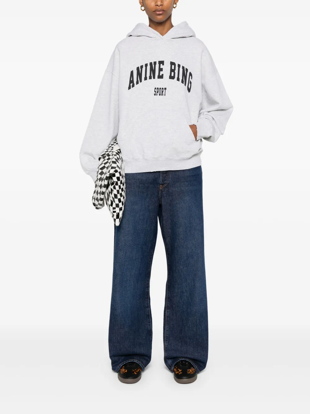 ANINE BING Harvey hoodie - Grijs