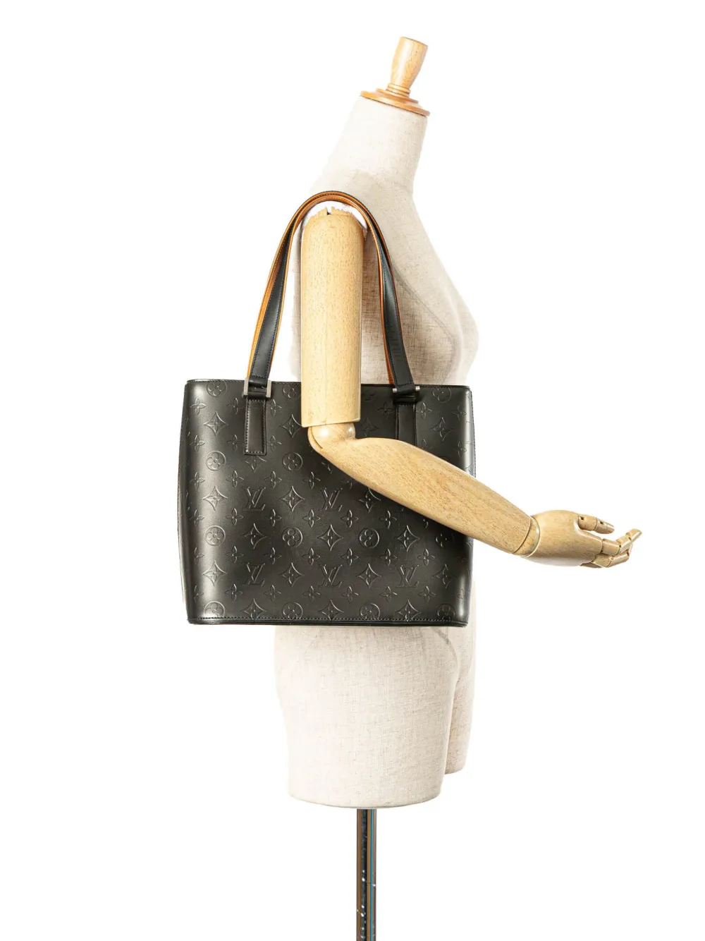 Pre-owned Louis Vuitton 2002 Monogram Mat Stockton Tote Bag
