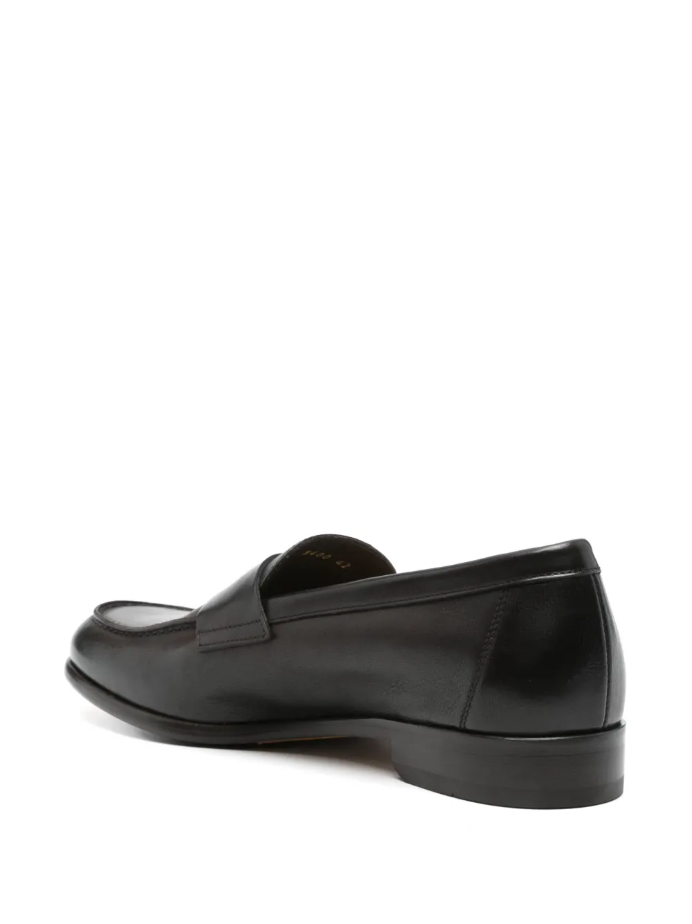 Doucal's leather loafers Brown