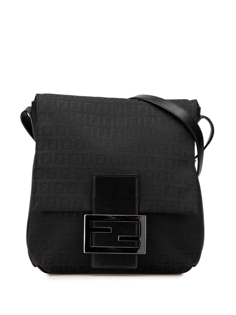 Fendi Pre-Owned 2010-2024 Zucchino Canvas crossbody bag | Black | Image 1