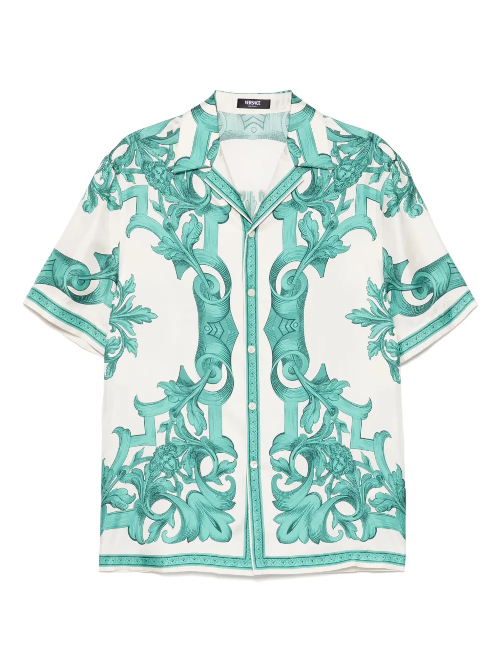 Versace camisa con estampado gráfico | verde | Image 1