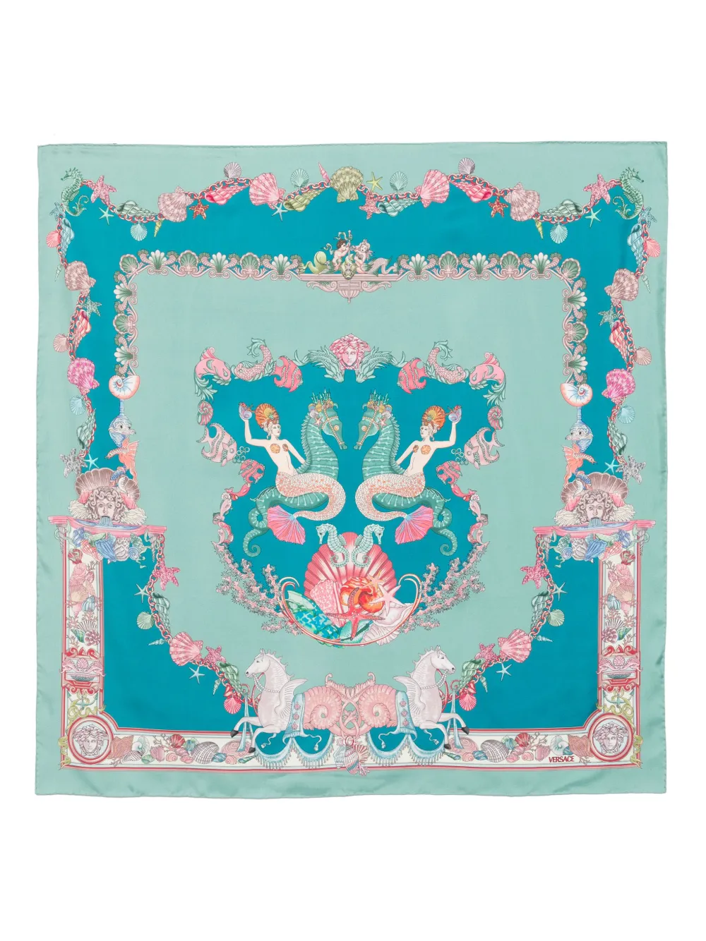 Versace Coral Theatre Scarf
