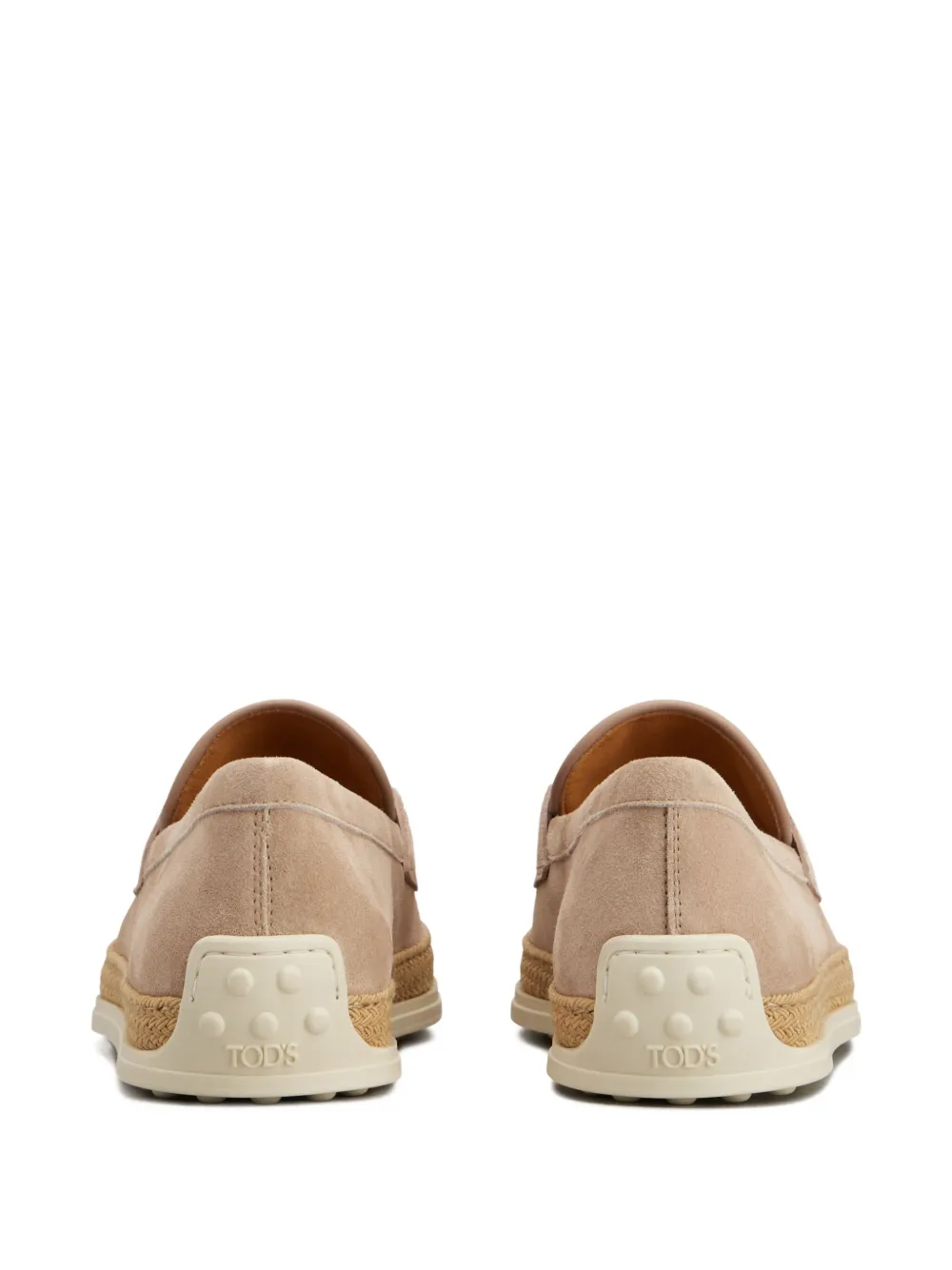 Tod's suede-leather loafers Neutrals