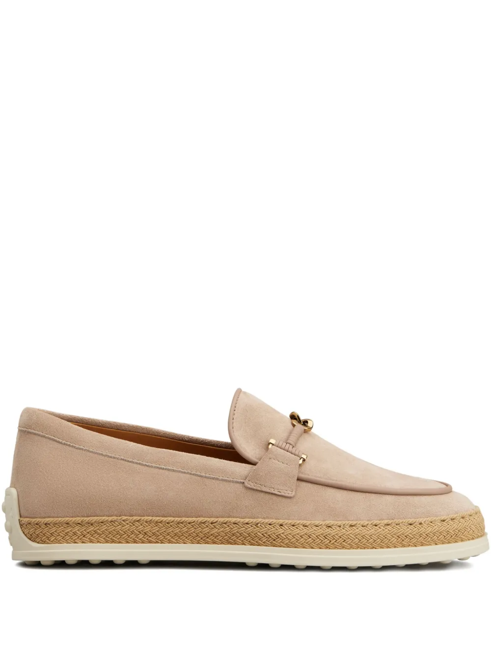 Tod's suede-leather loafers Neutrals