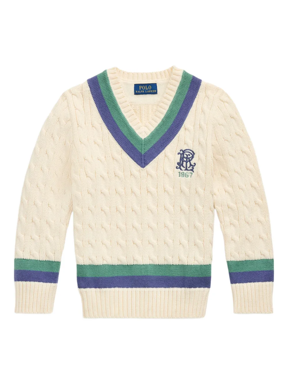 POLO RALPH LAUREN KIDS ロゴ プルオーバー - ニュートラル POLO RALPH LAUREN KIDS ロゴ プルオーバー - ニュートラル