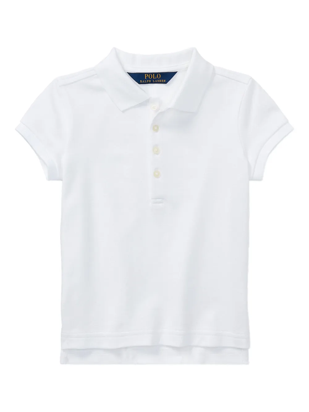 POLO RALPH LAUREN KIDS Katoenen poloshirt Wit