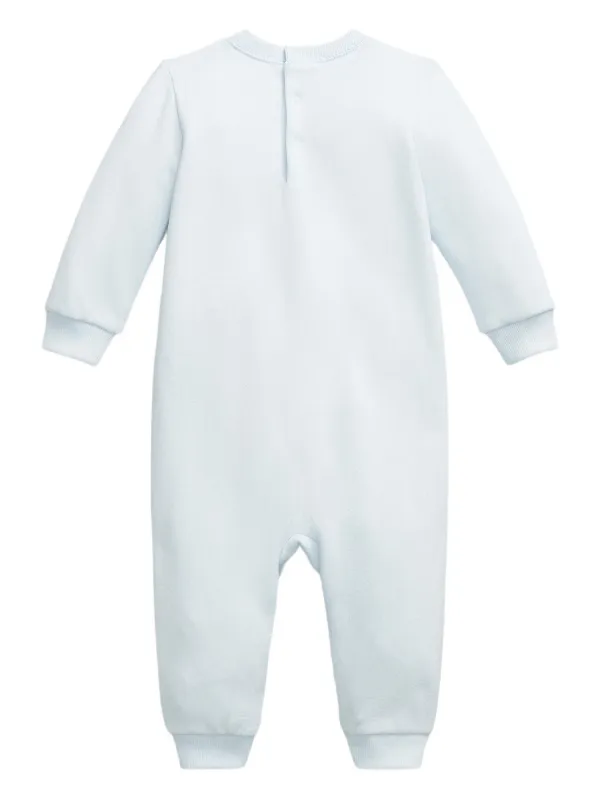 POLO RALPH LAUREN KIDS ポロベア ロンパース | ブルー | FARFETCH JP