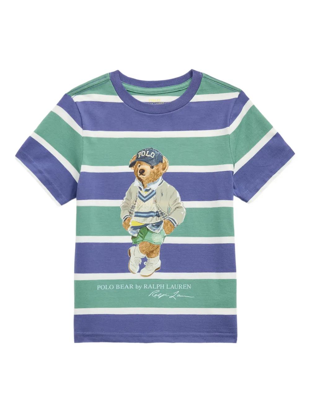 POLO RALPH LAUREN KIDS ポロベア Tシャツ - グリーン POLO RALPH LAUREN KIDS ポロベア Tシャツ - グリーン