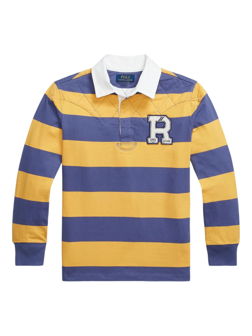 POLO RALPH LAUREN KIDS Gestreept poloshirt Blauw