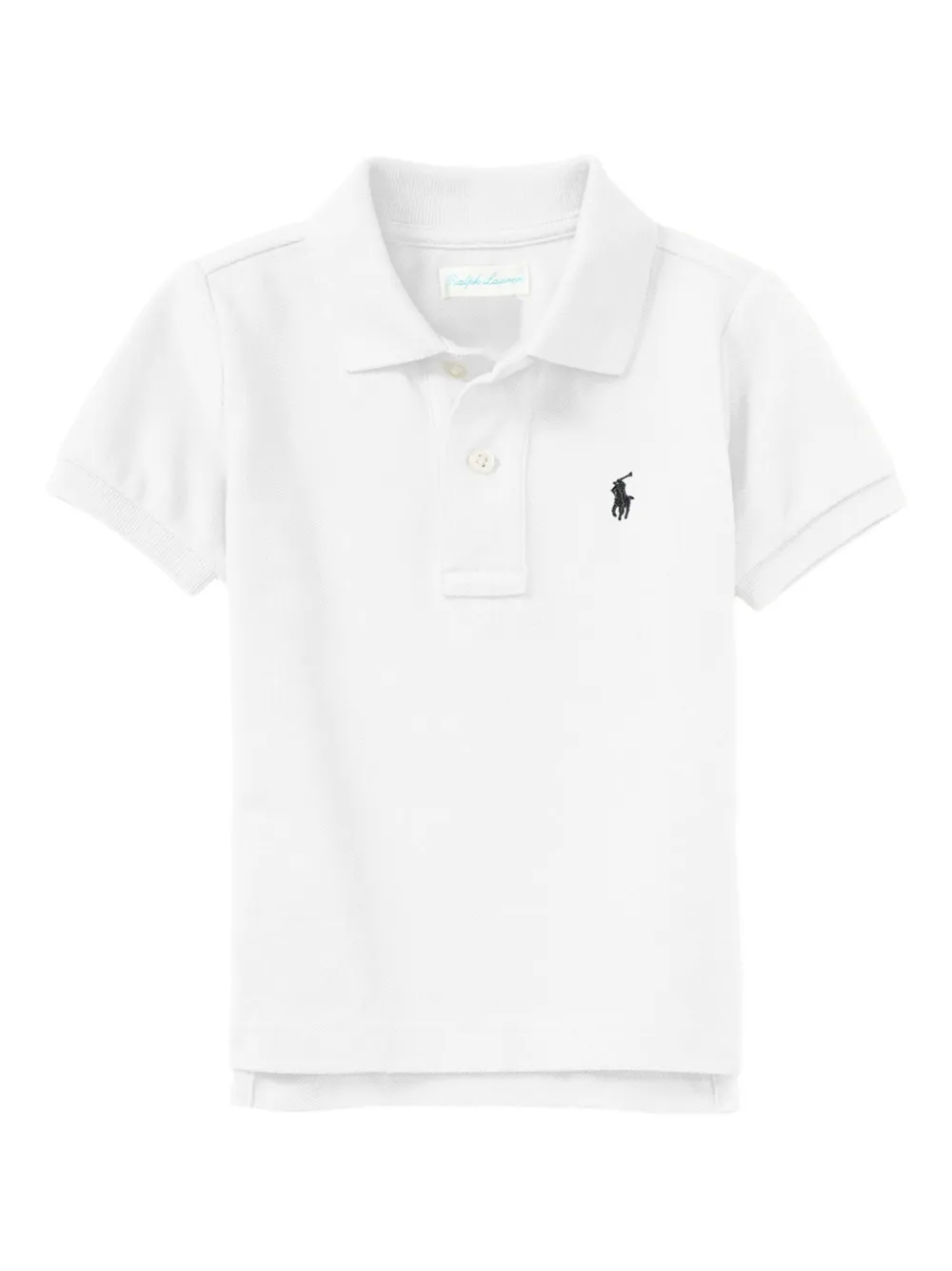 POLO RALPH LAUREN KIDS Katoenen poloshirt Wit