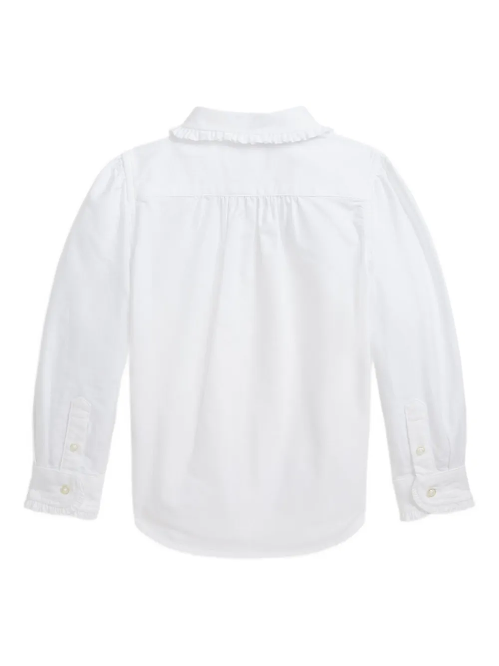 POLO RALPH LAUREN KIDS Classic Oxford shirt Wit
