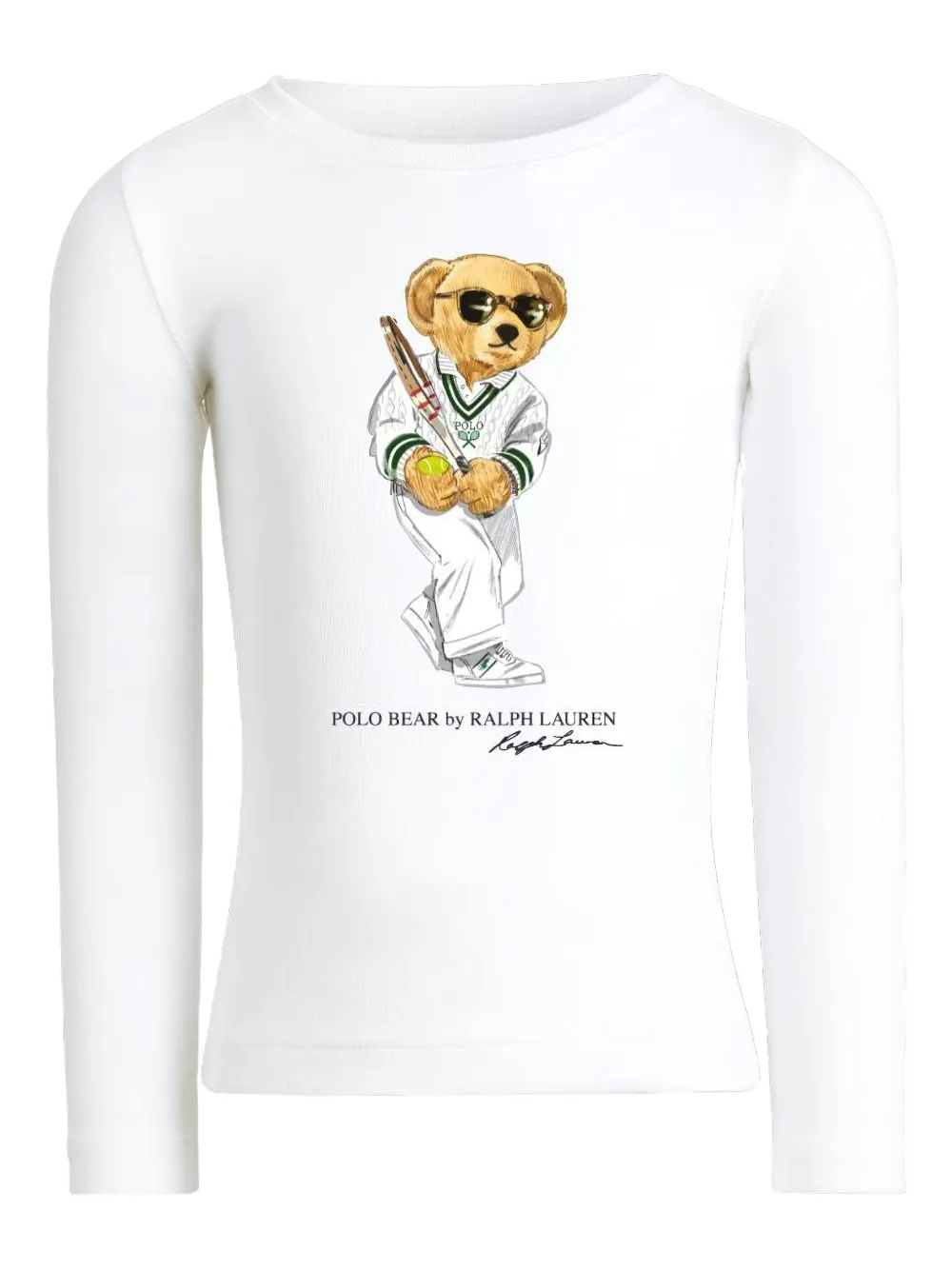 POLO RALPH LAUREN KIDS Top met lange mouwen Wit