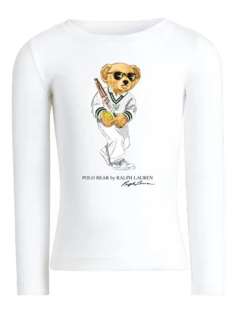 POLO RALPH LAUREN KIDS Polo Bear long-sleeve top