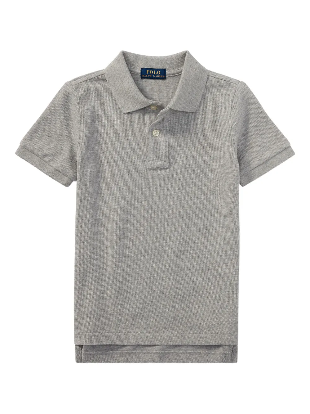 POLO RALPH LAUREN KIDS Katoenen poloshirt Grijs